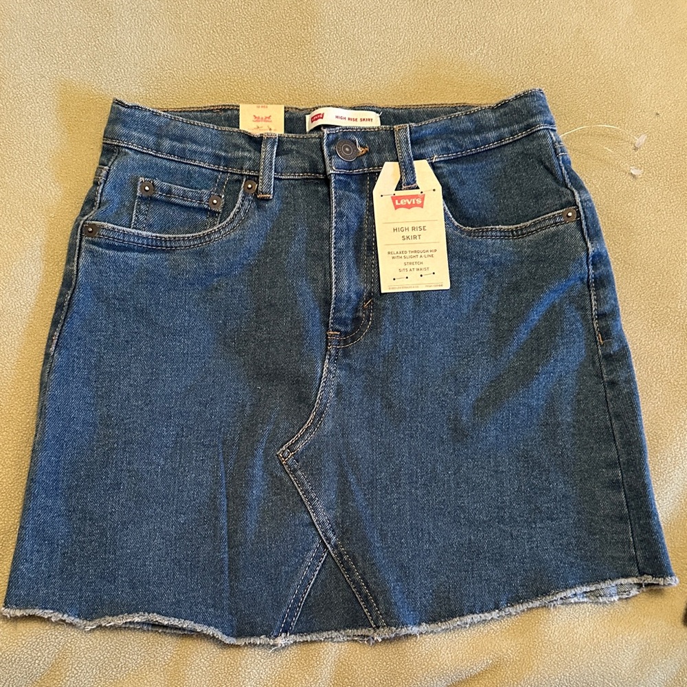 Levi's Classic Blue Mini Skirt